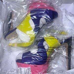 Jessica Simpson Yellow and Pink High Heels